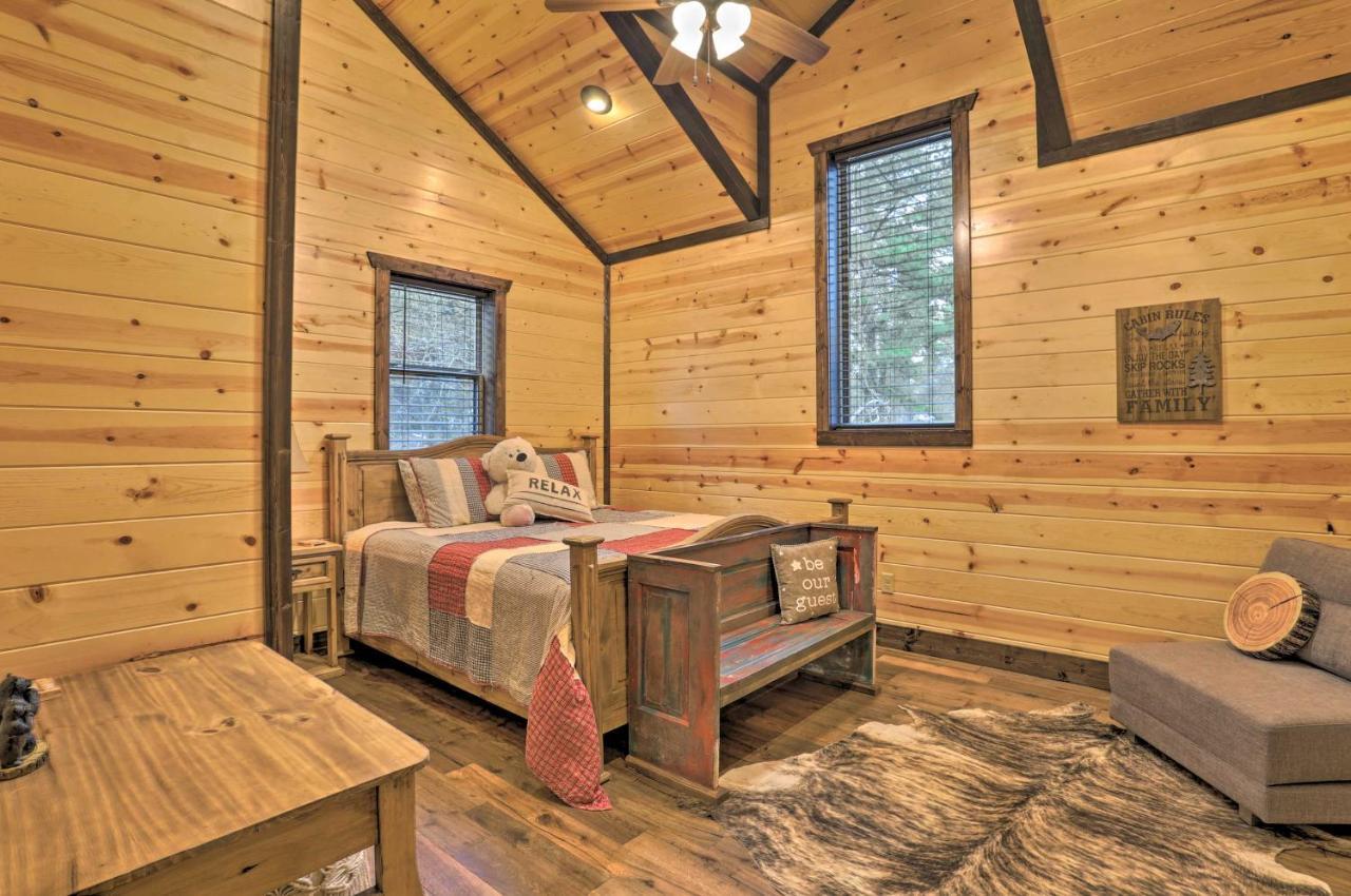 Luxe 'Great Bear Lodge' With Spa, Fire Pit, And Views! Broken Bow Exteriör bild